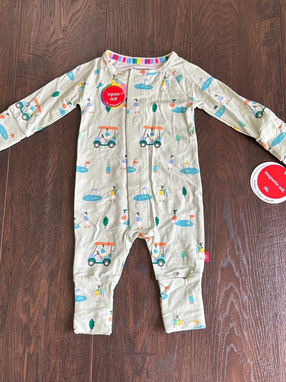 Magnetic Me Fairway Fetch Modal Magnetic Coverall Newborn